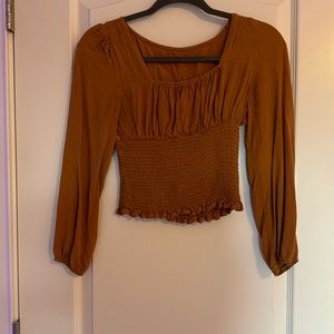 Brown blouse like top